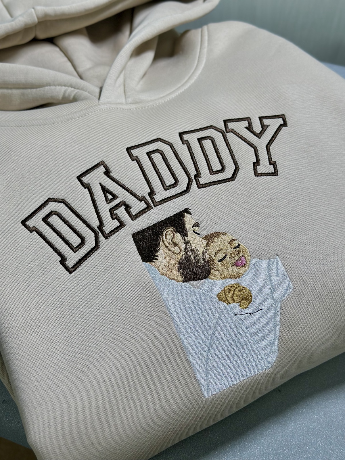 Худи DADDY с портретом — Художественная по фото